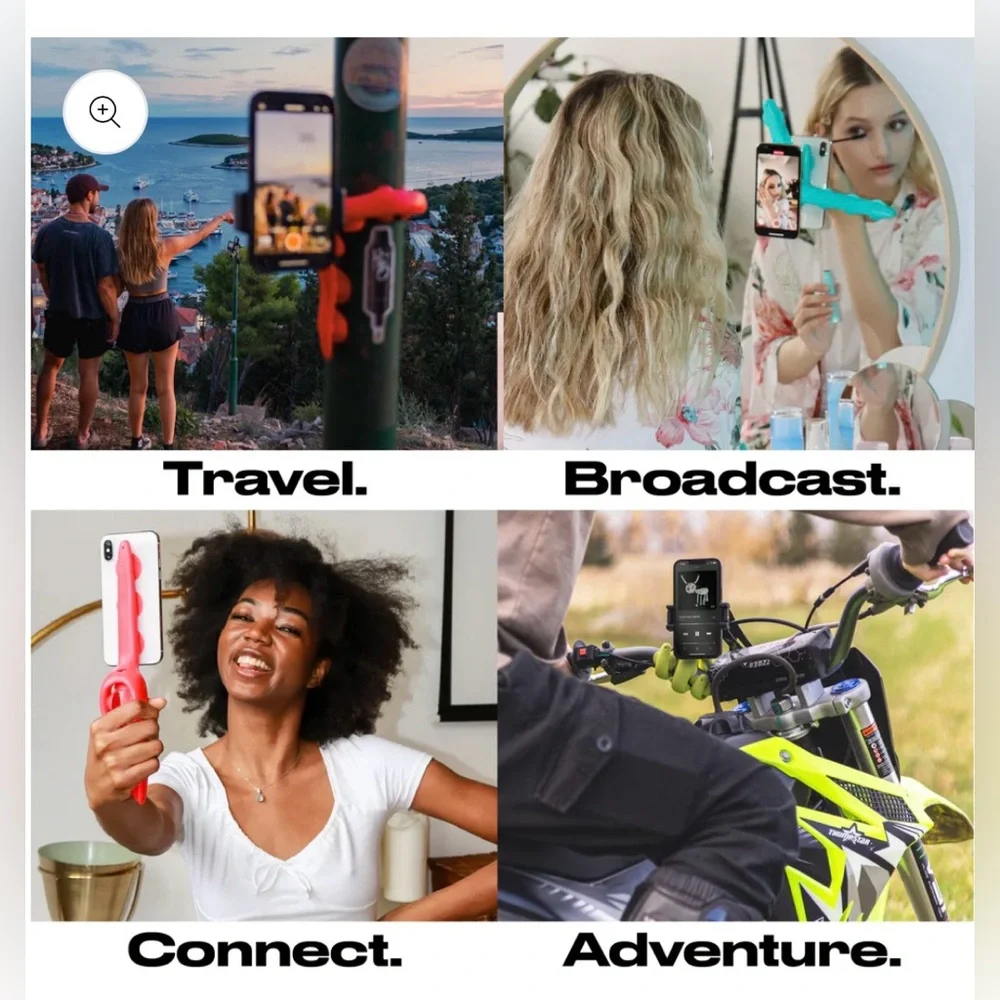 Tenikle® PRO The Most Versatile Phone Holder That Mounts To Anything- Black
